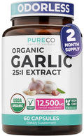 USDA Organic Odorless Garlic Capsules E100549