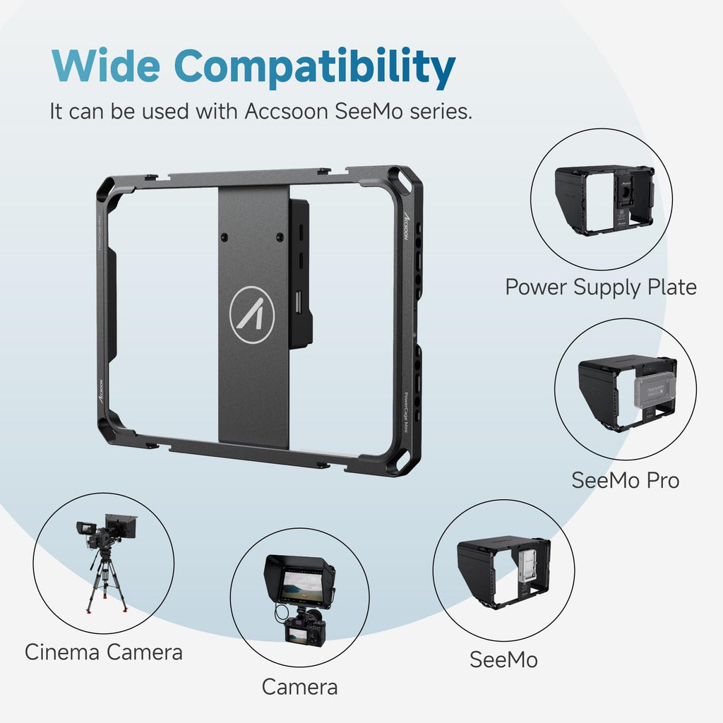 iPad mini Cage with Battery Plate Adapter and Sunhood F44621