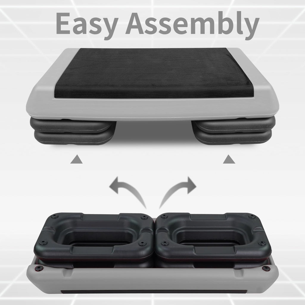 Adjustable Aerobic Stepper with 4 Risers S99694