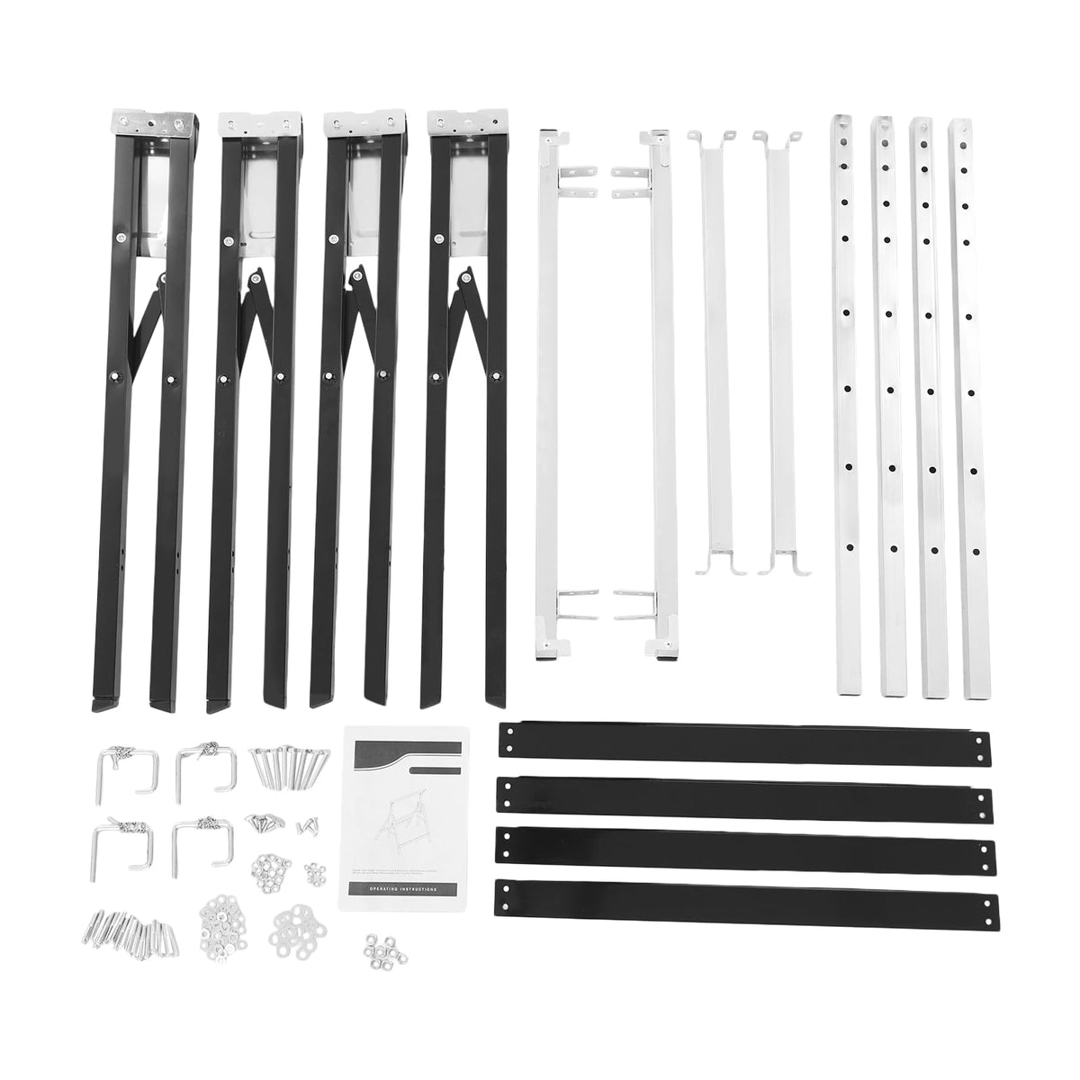 Foldable Steel 2 Pack Adjustable Height Saw Horses M1236