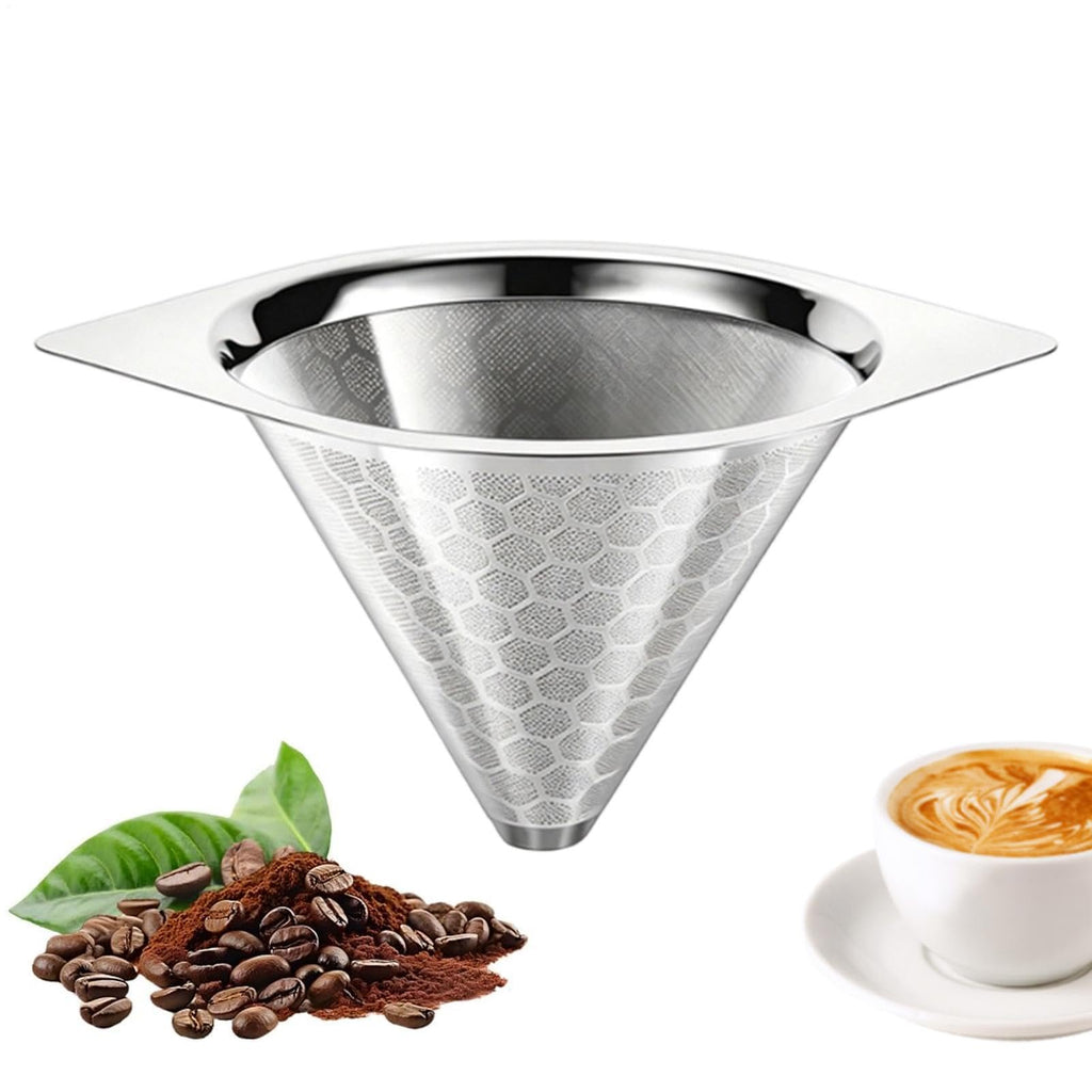 Stainless Steel Fine Mesh Drip Coffee Filter W2532
