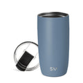 Blue 16oz Travel Coffee Mug with Lid F75655