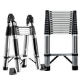 Telescoping Stainless Steel Extension Ladder 330 lbs I365684