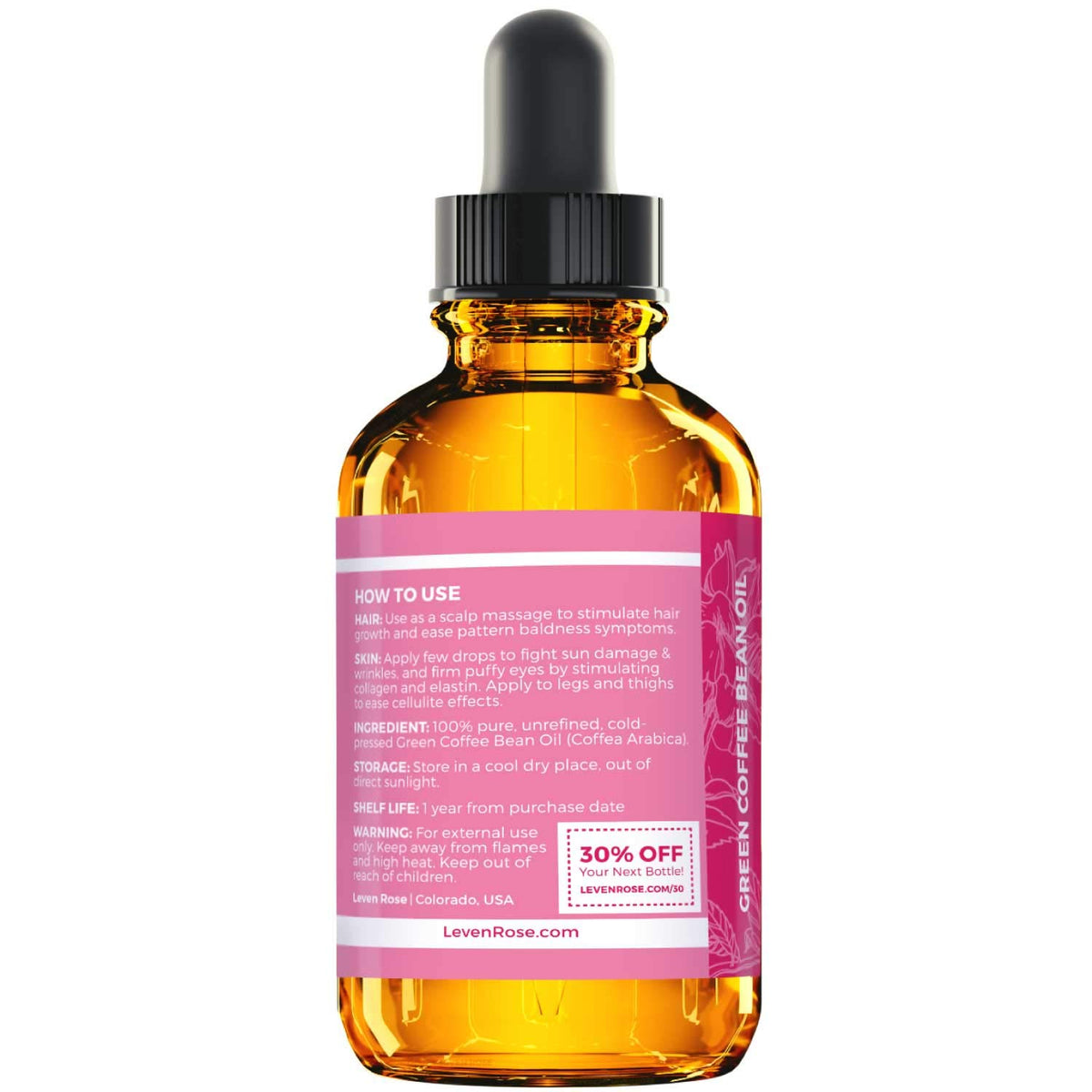 Green Coffee Bean Oil 1 oz Bottle R49222