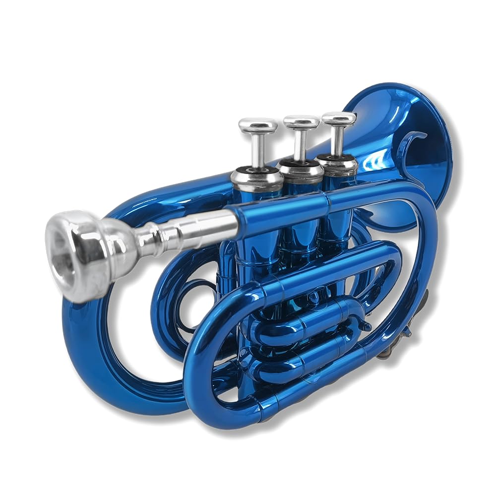 Bb Pocket Trumpet with 7C Mouthpiece and Hard Case A86950