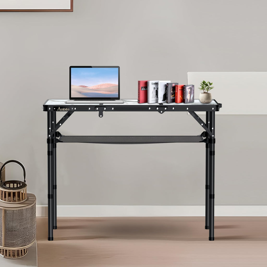 3ft Folding Camping Table, 3 Adjustable Height M277993