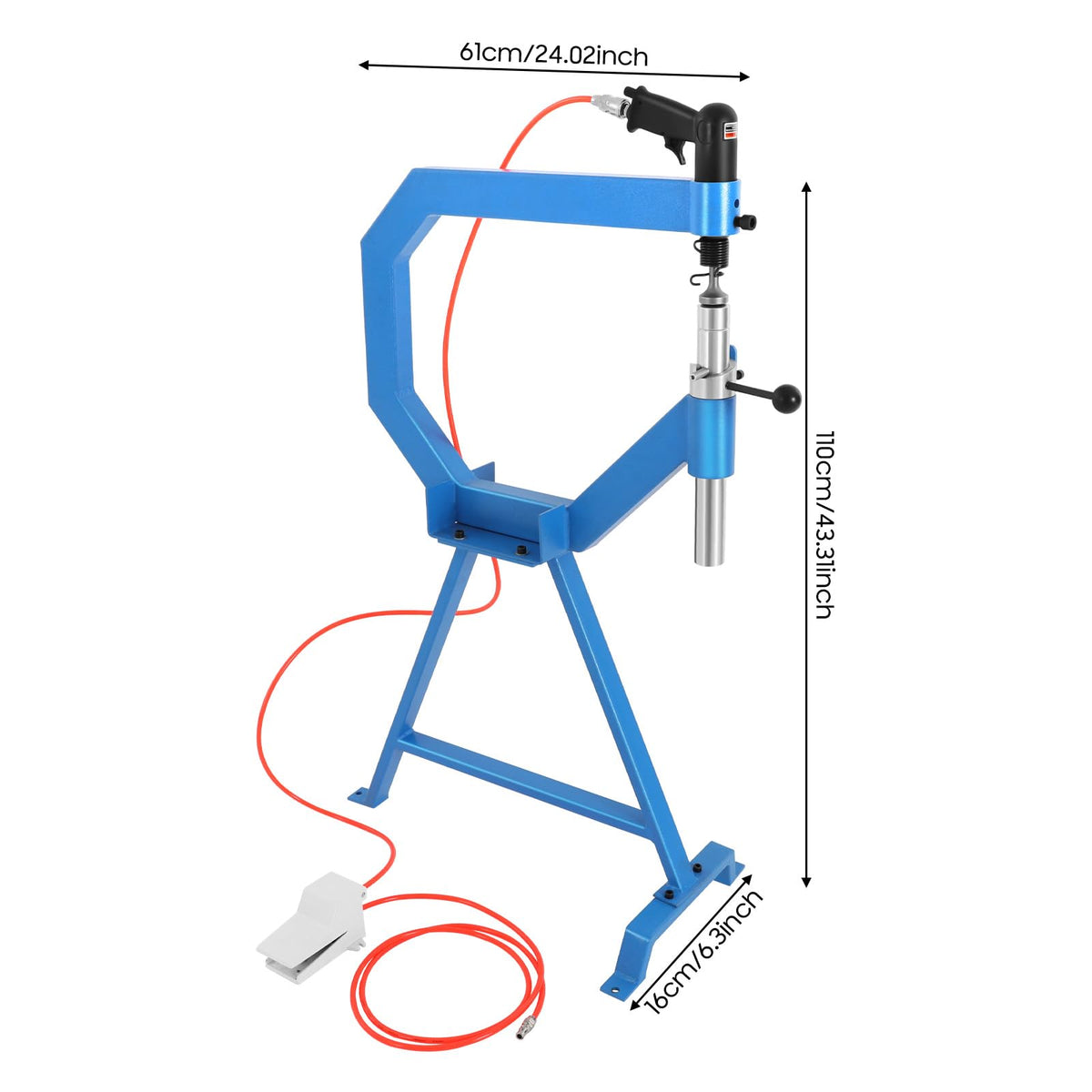 Pneumatic Planishing Hammer with Stand and Pedal Y53679