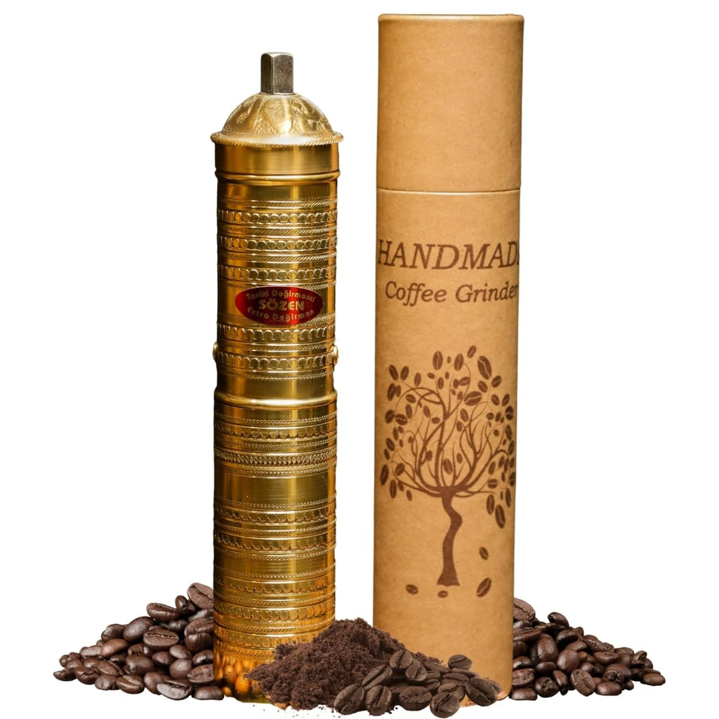 Manual Coffee Grinder Adjustable Hand Crank Burr Mill C50539