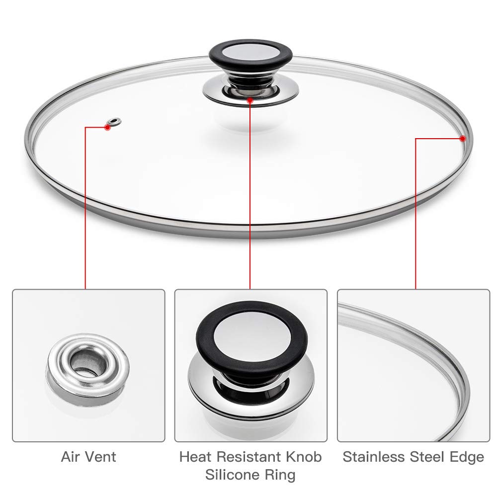 Glass Lid for Frying Pan 9.5"/24cm E4286
