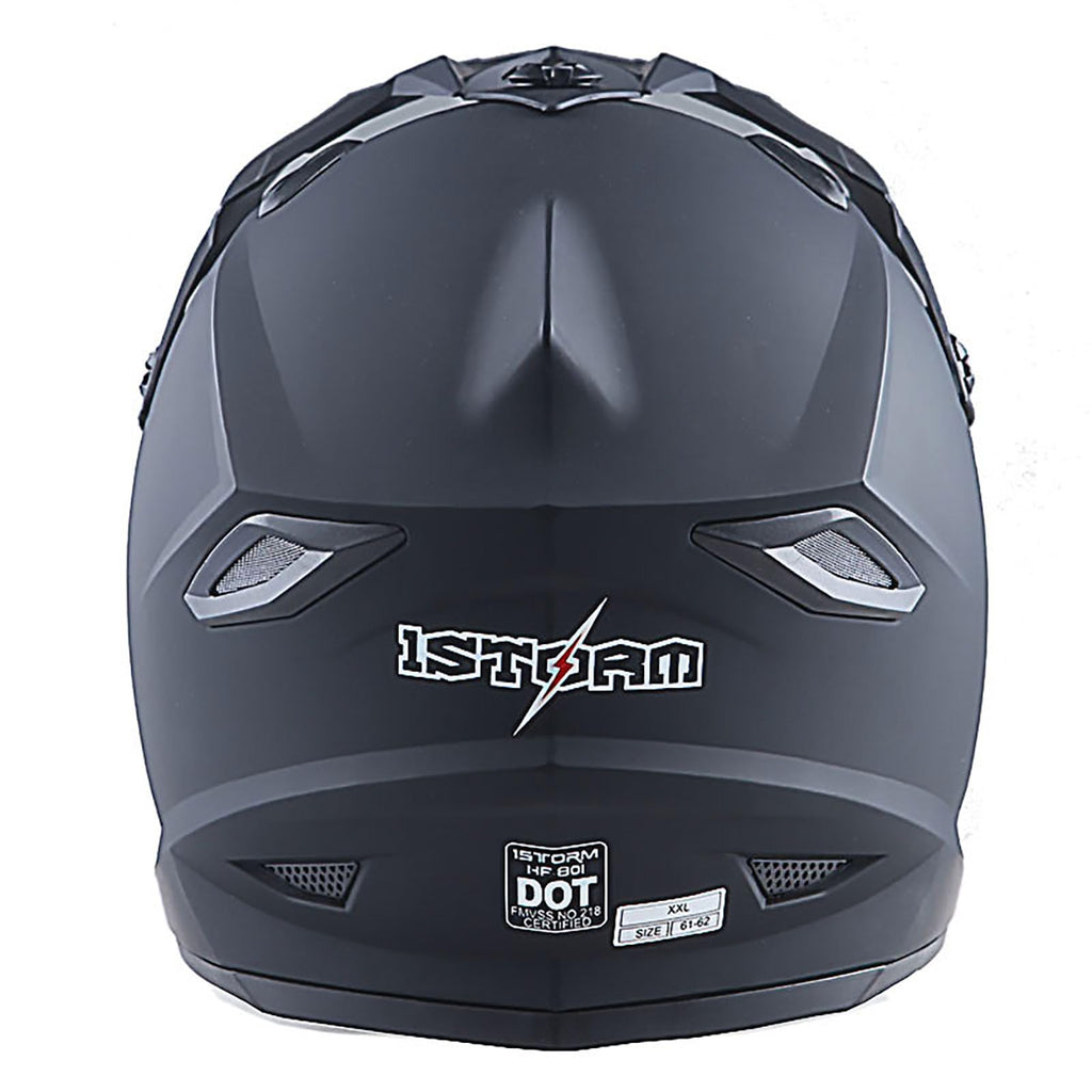 Full Face Motocross Helmet Matt Black S809