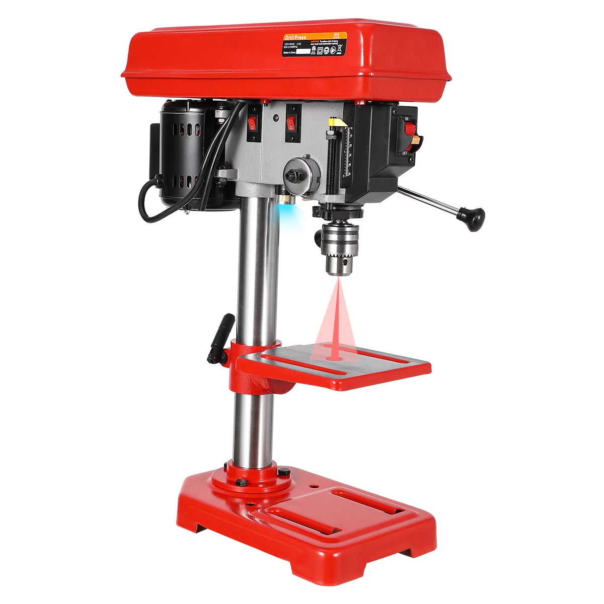 8" Benchtop Drill Press with 5 Adjustable Speeds Z943954
