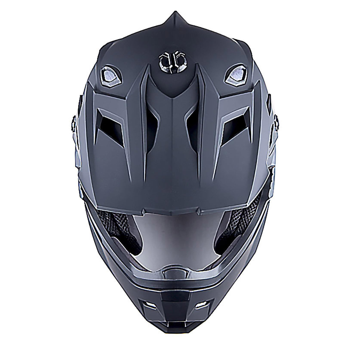 Full Face Motocross Helmet Matt Black S809