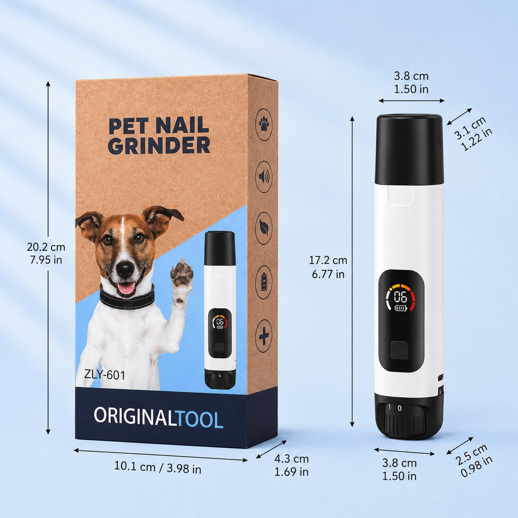 6-Speed Electric Pet Nail Grinder with LED Lights Y7524