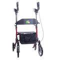 Red Aluminum Rollator with Loop Brakes Q169