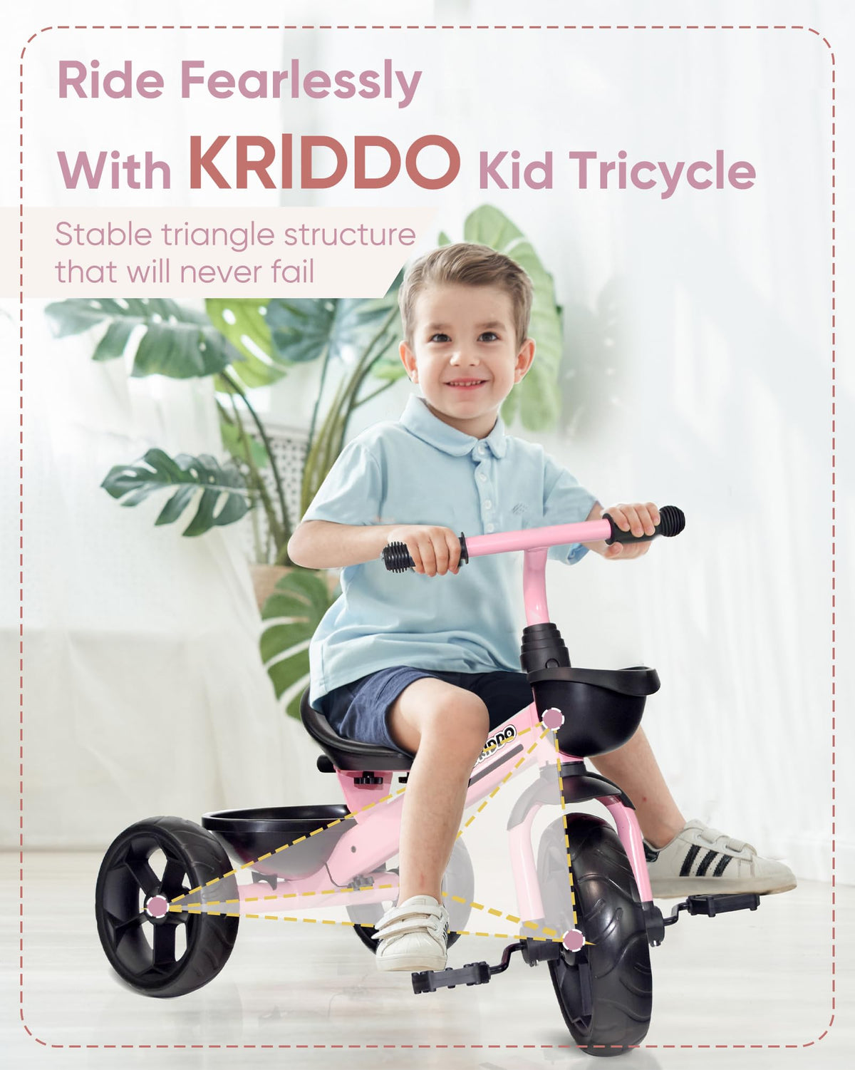 Kids Tricycle with Protective Gear Set W909