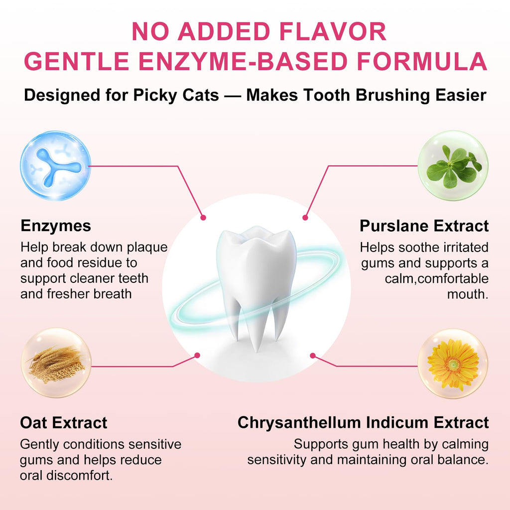 Cat Toothbrush and Toothpaste Dental Care Kit H4374
