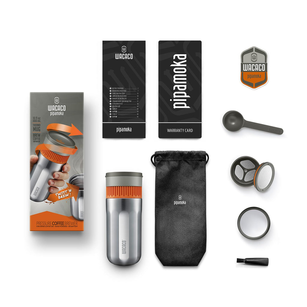 Portable Coffee Maker and Insulated Travel Mug, 10 fl oz J928467