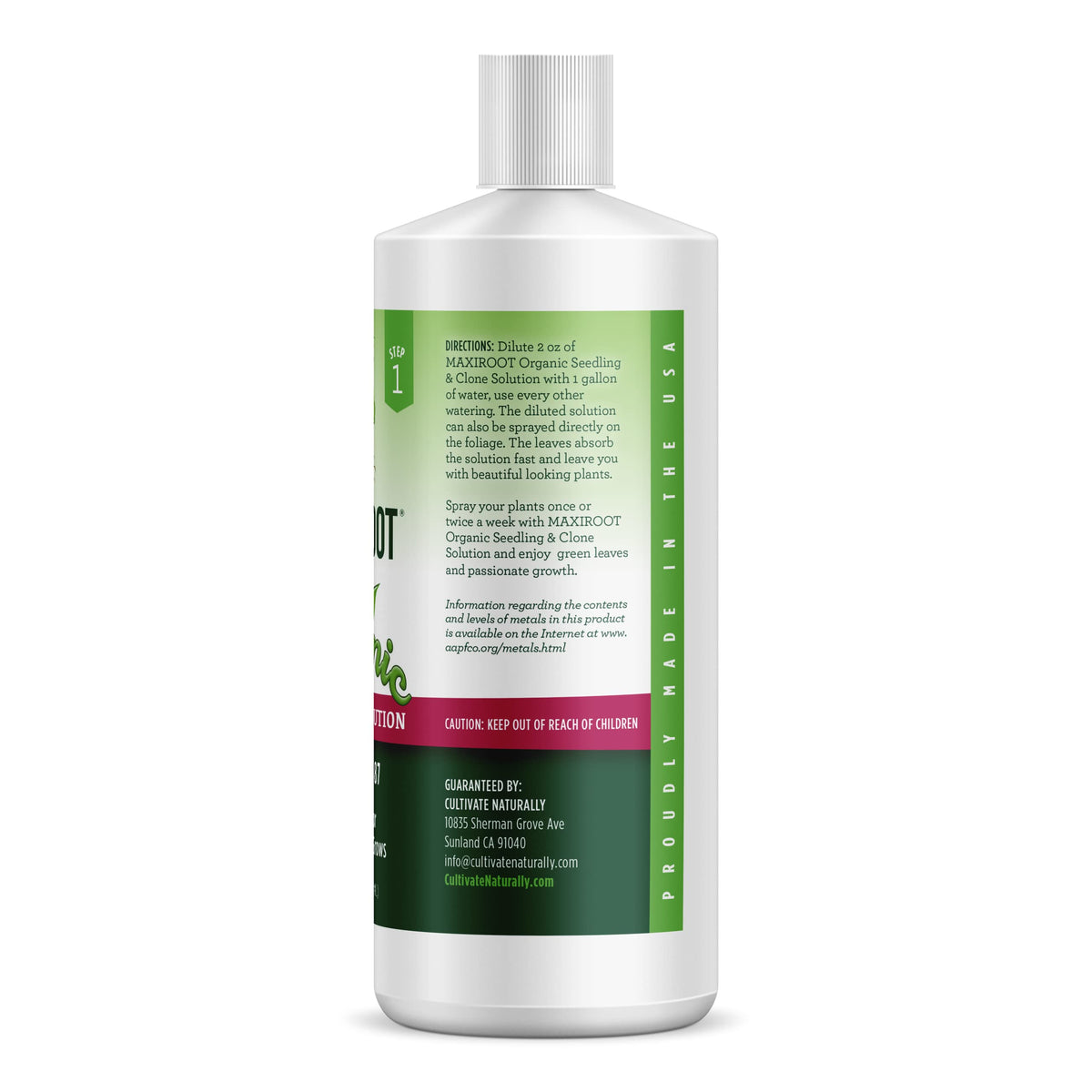 Liquid Fertilizer for Seedlings, Cuttings & Clones, 32 oz U745