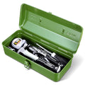 15-Inch Green Metal Storage Box with Lock S3847