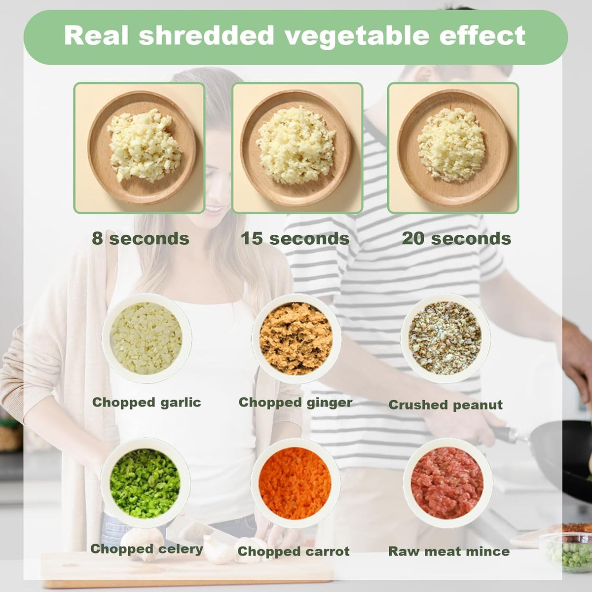 Portable Wireless Electric Vegetable Chopper H7985