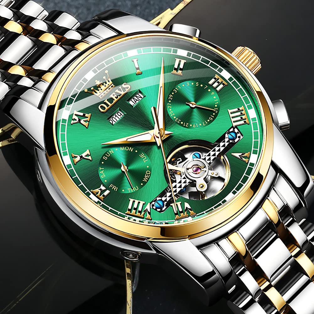 Automatic Mechanical Waterproof Stainless Steel Wrist Watch B751