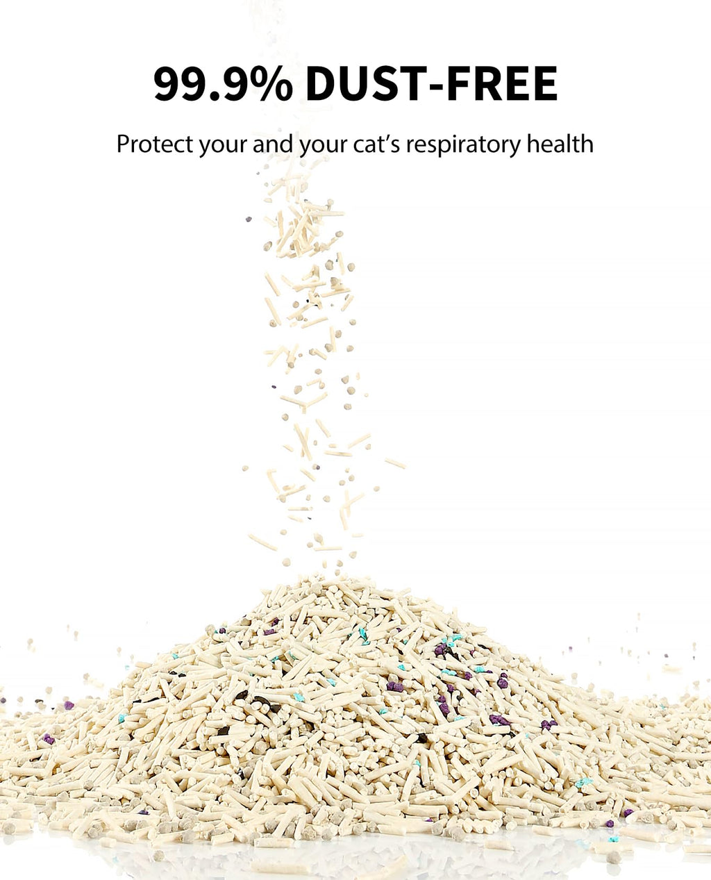 Tofu Mixed Cat Litter, Water Flushable, Ultra Absorbent, 5.29lb×3bags E706