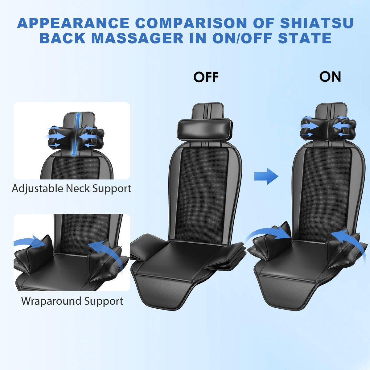 Shiatsu Massage Cushion with Heat H97419