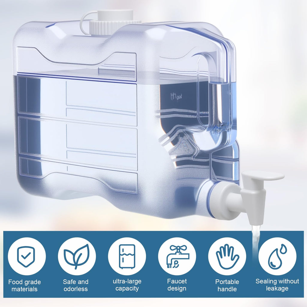2 Gallon Plastic Water Dispenser Bottle N23793