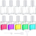 0.5oz 10pcs Glass Perfume Spray Bottle Refillable F2359