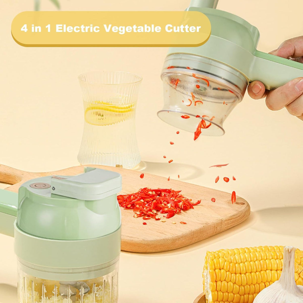 Portable Wireless Electric Vegetable Chopper H7985