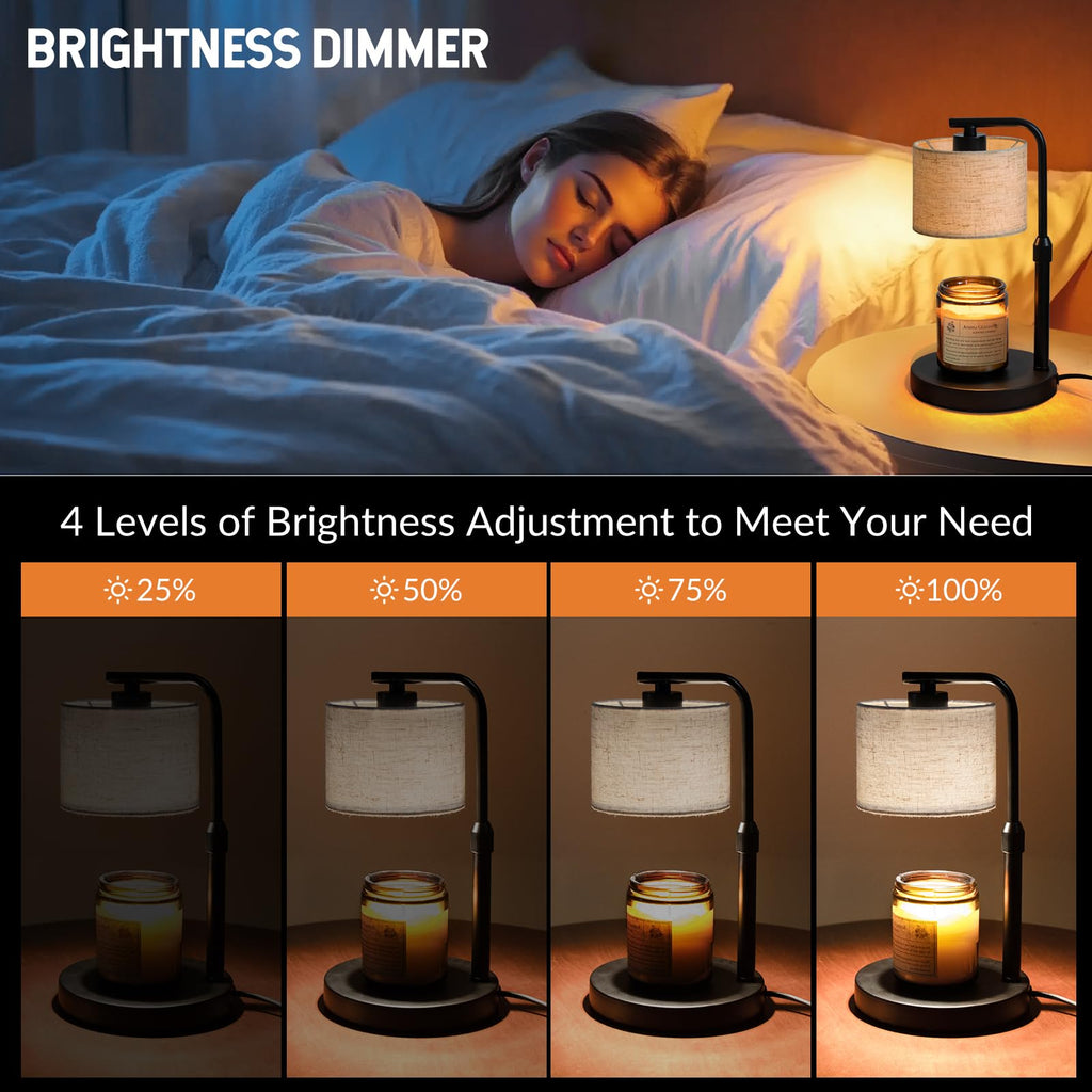 Dimmable Candle Warmer Lamp with Timer W65512