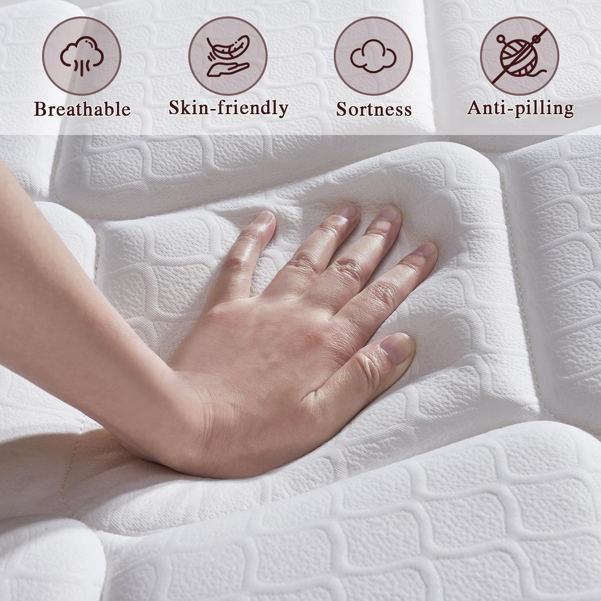 12 Inch Hybrid Full Mattress T68593