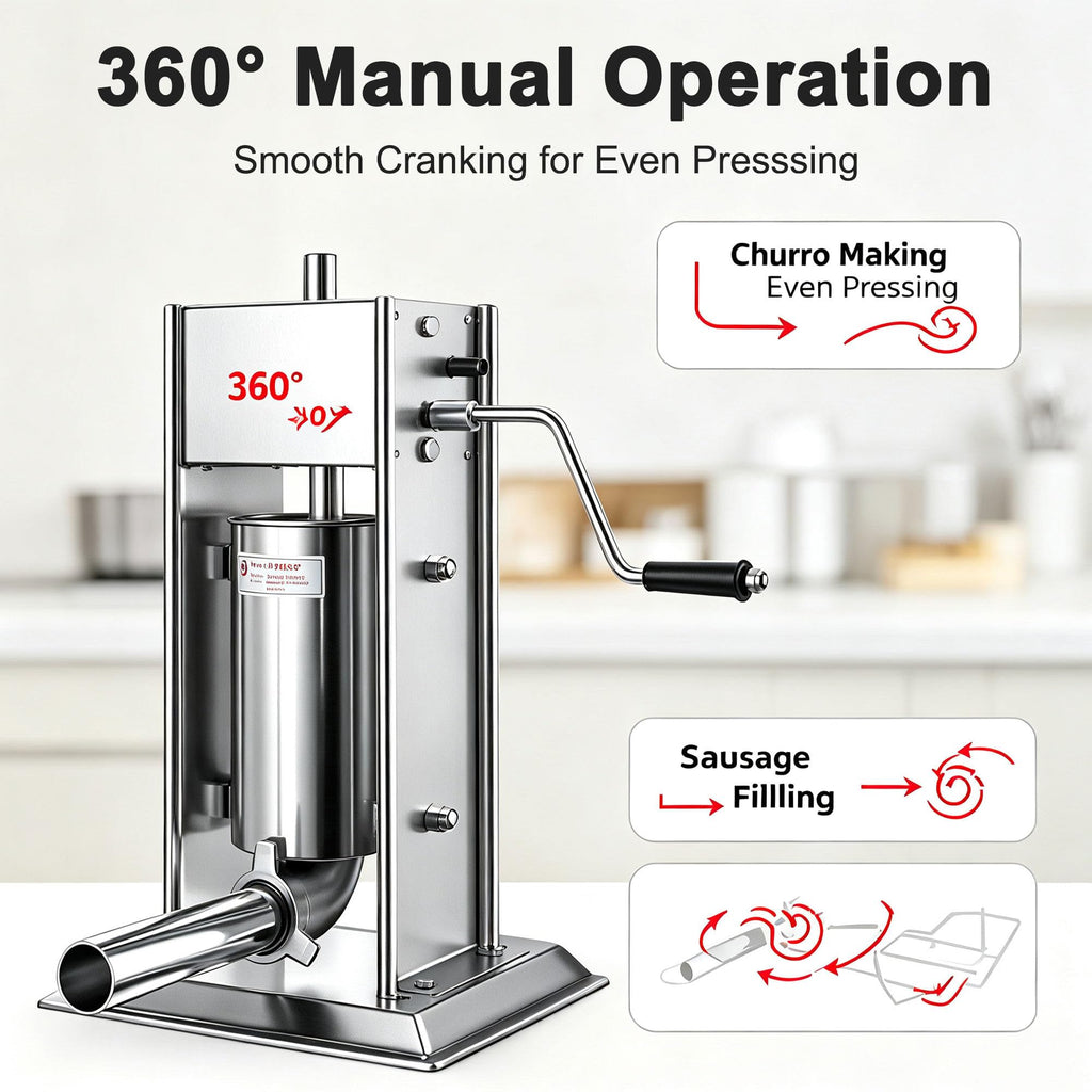 3L 304 Stainless Steel Sausage Stuffer M4500