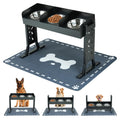 Elevated Dog Bowls with 3 Stainless Steel Bowls W177