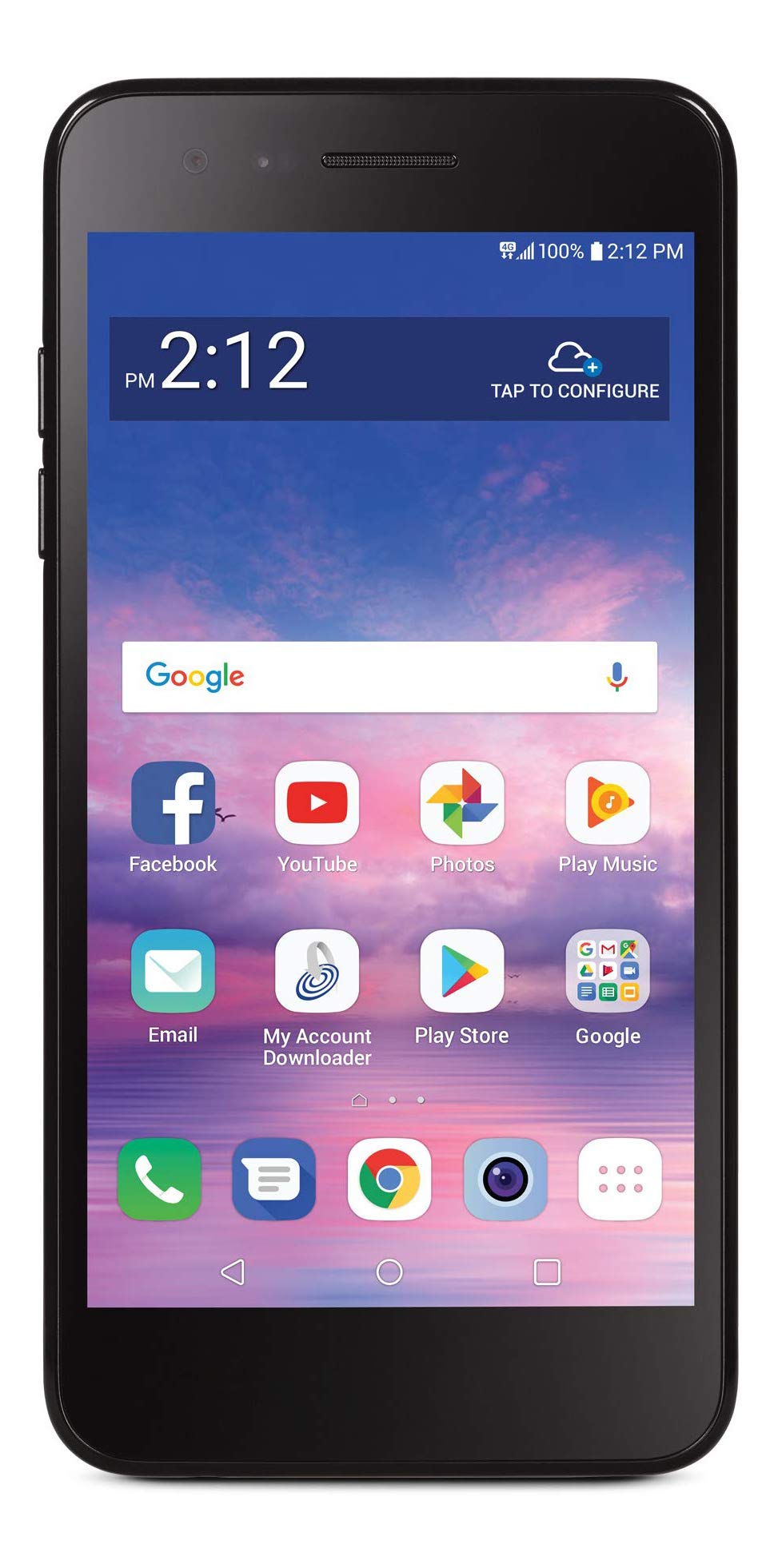 Black 16GB Prepaid Smartphone N881252
