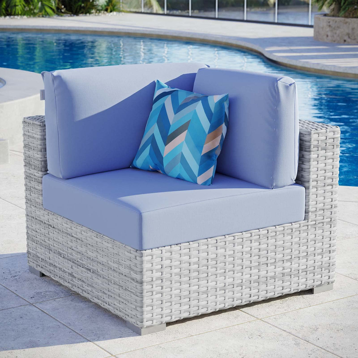 Rattan Wicker Lounge Chair D969