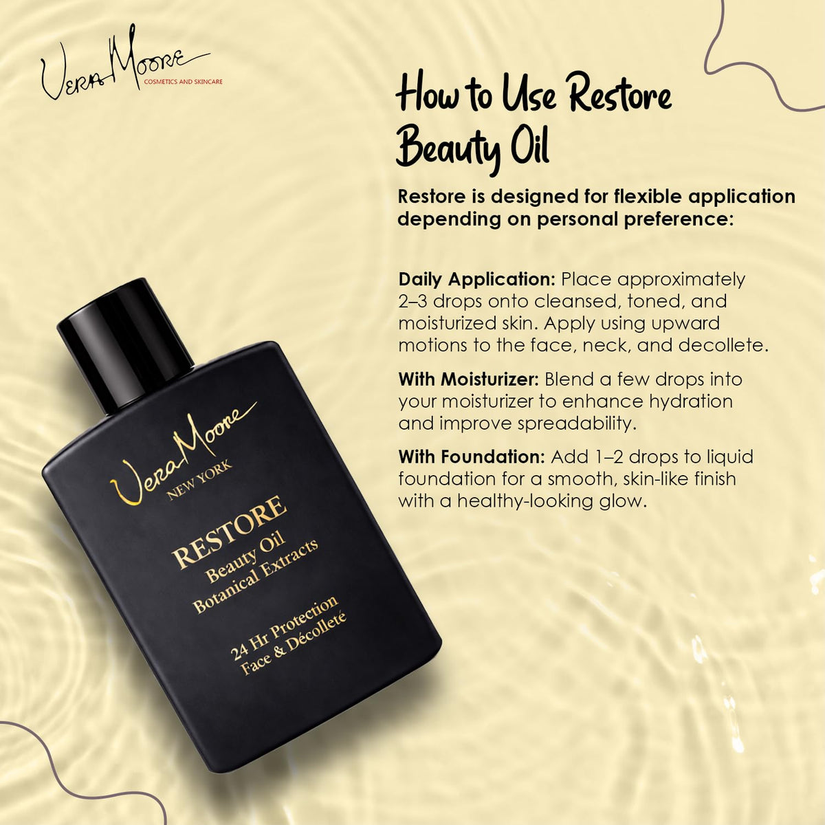 Face and Decollete Beauty Oil with Jojoba and Marula Oils, 1 oz P644933
