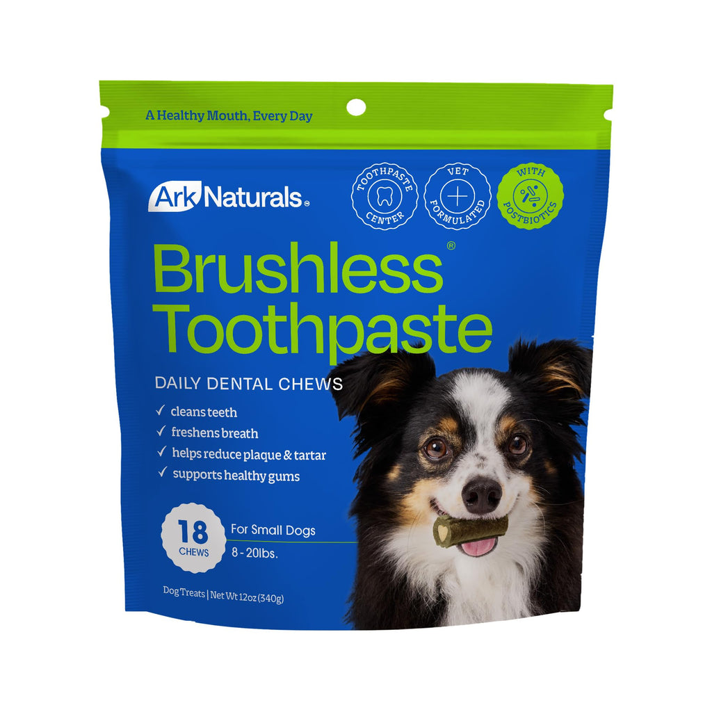 Brushless Toothpaste Dog Dental Treats Small Breeds 18 ct Q367829