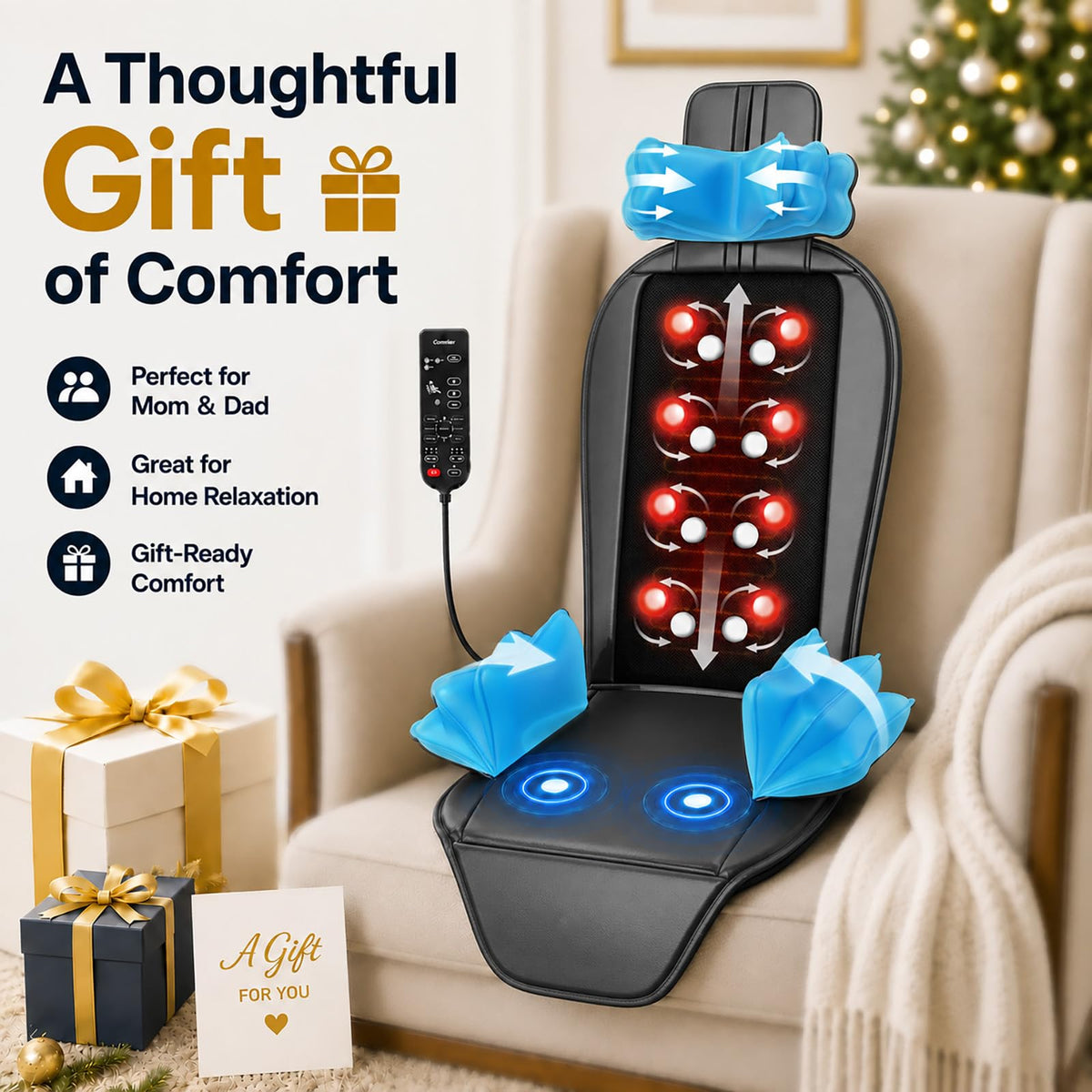 Shiatsu Massage Cushion with Heat H97419
