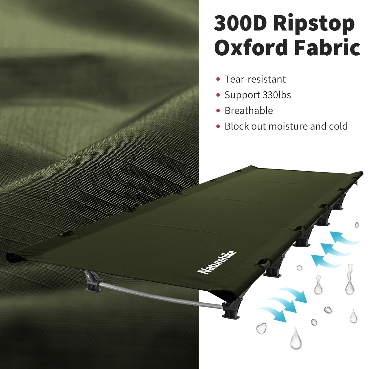 Ultralight Folding Camping Cot R820