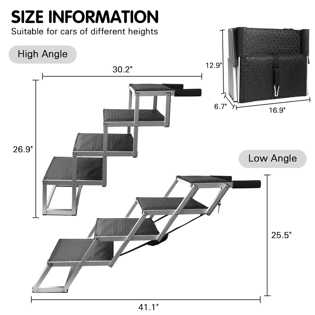 4-Step Non-Slip Pet Stairs F887472