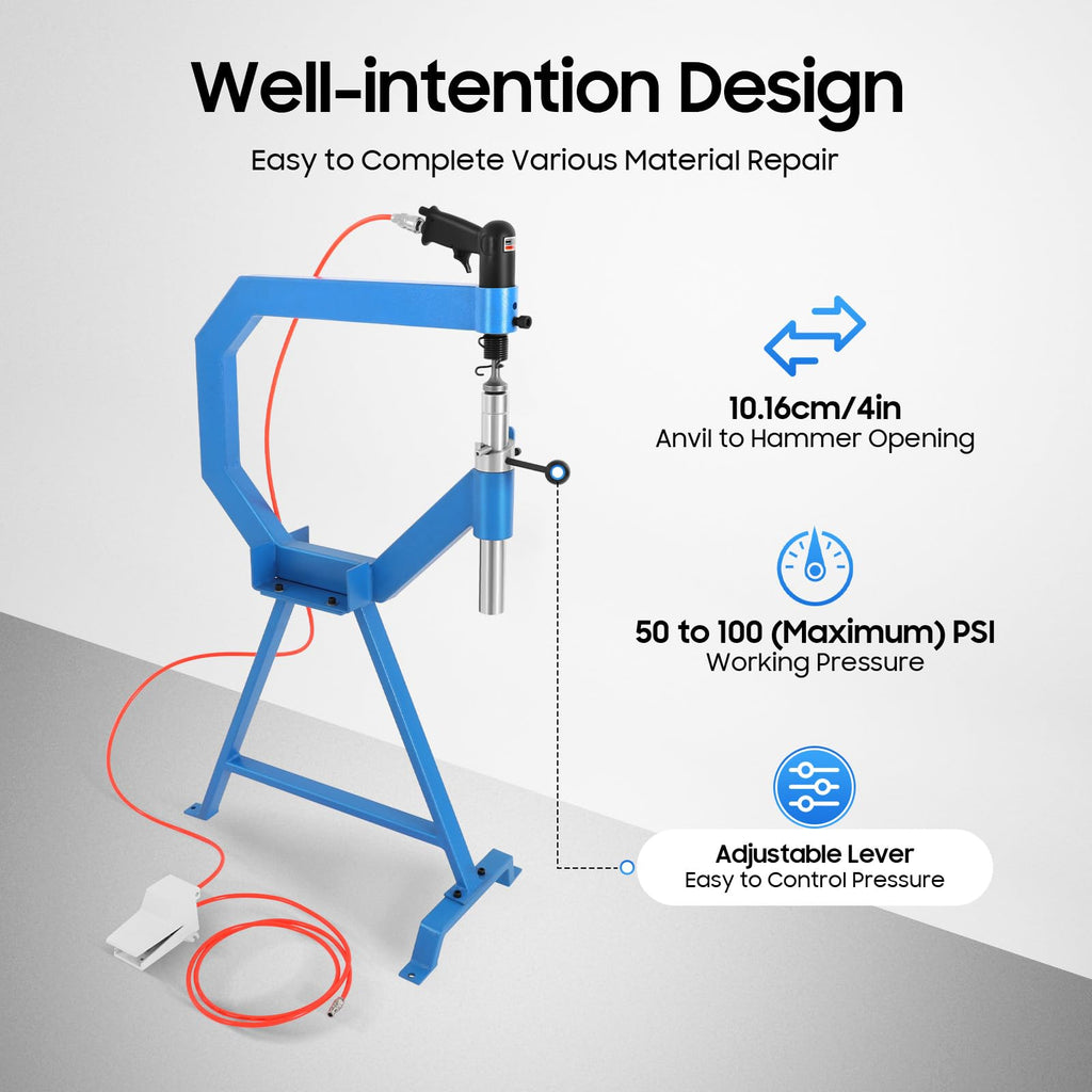 Pneumatic Planishing Hammer with Stand and Pedal Y53679