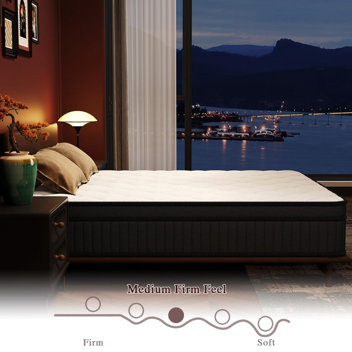 12 Inch Hybrid Full Mattress T68593