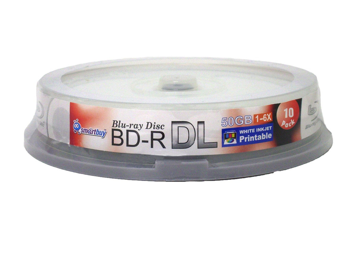 20-disc 50gb 6X Bd-r Dl White Inkjet Hub Printable Blank Disc L4889