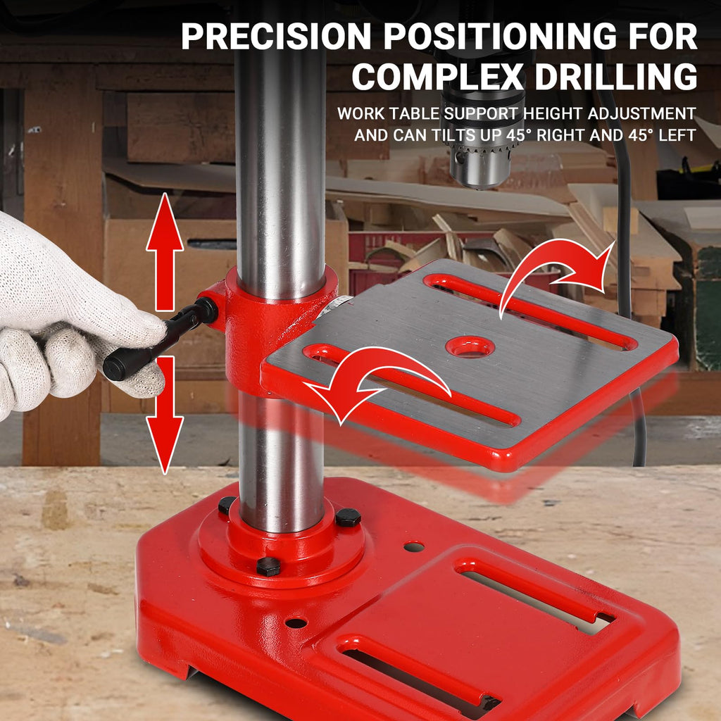 8" Benchtop Drill Press with 5 Adjustable Speeds Z943954