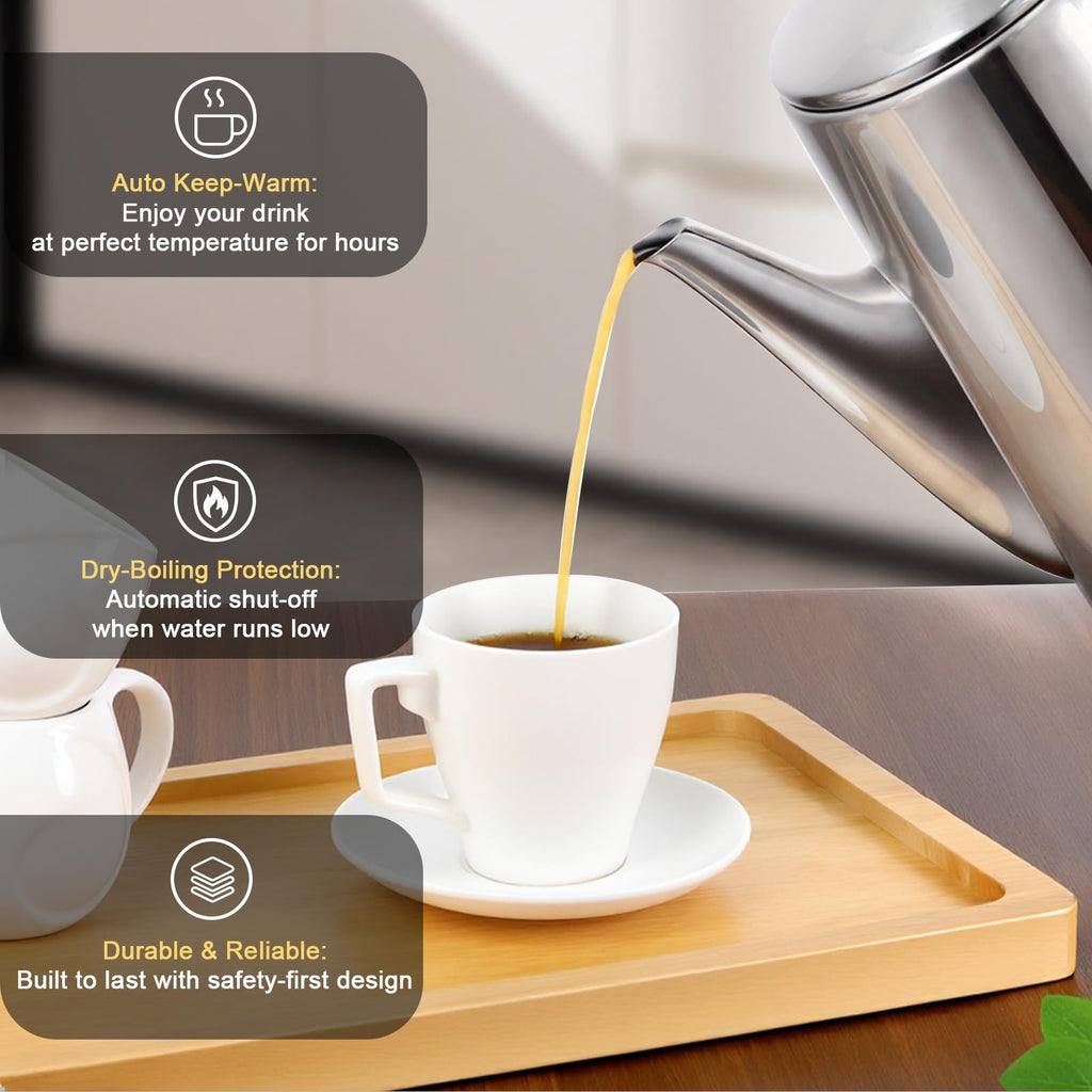 12 Cup Stainless Steel Electric Coffee Maker V807177