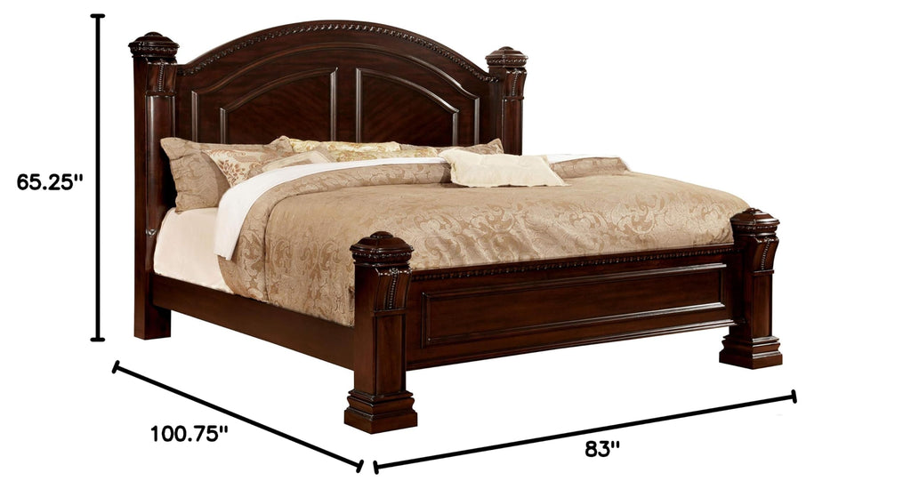 California King Cherry Bed O9273