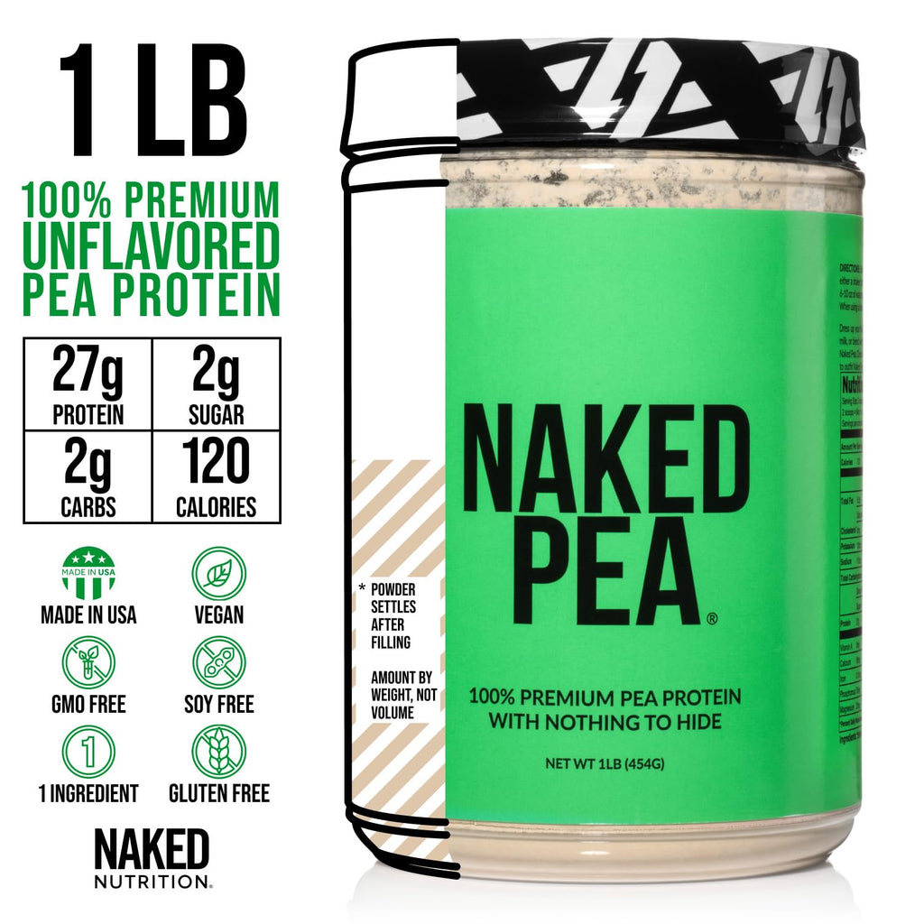 Pea Protein Isolate and Creatine Monohydrate Unflavored C789