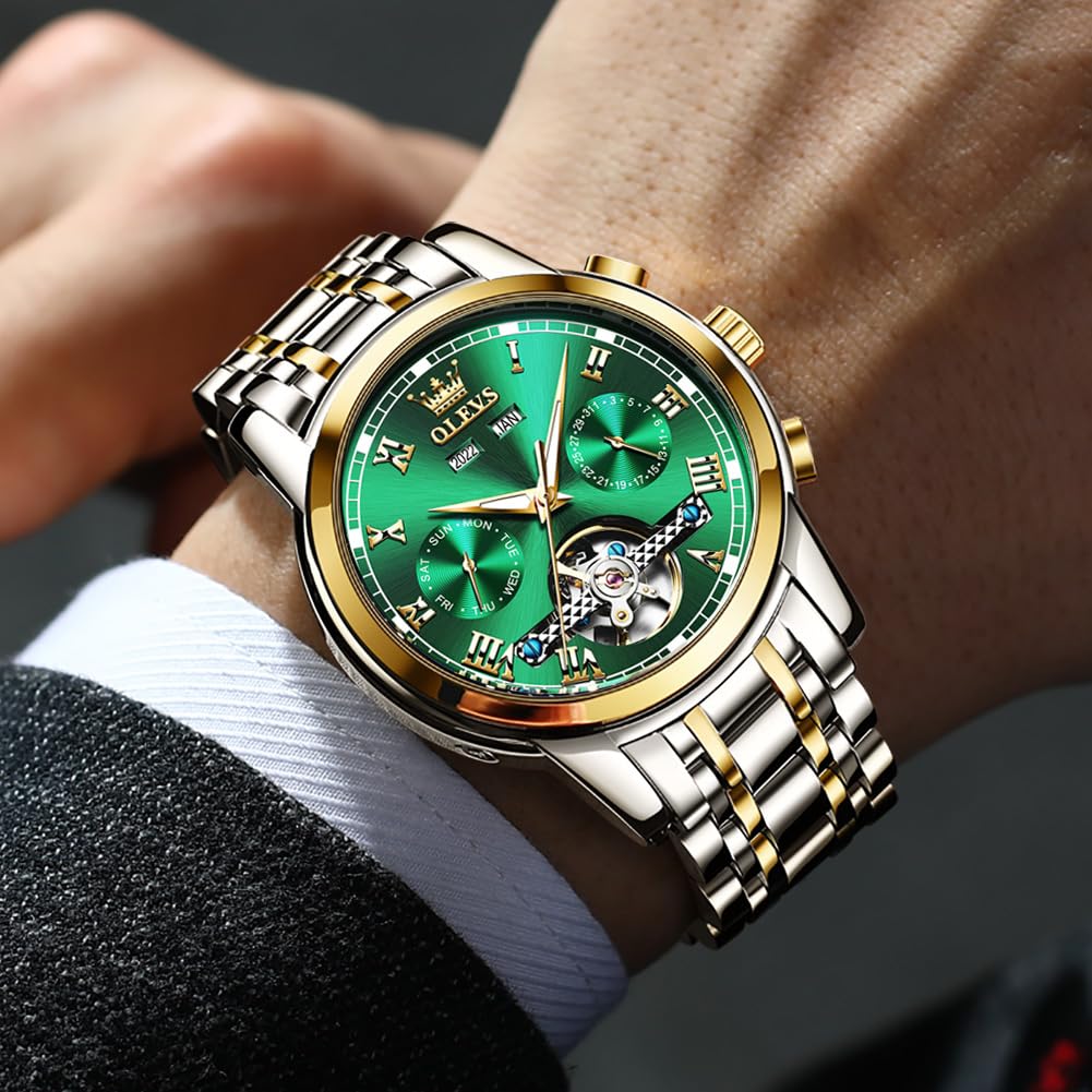 Automatic Mechanical Waterproof Stainless Steel Wrist Watch B751
