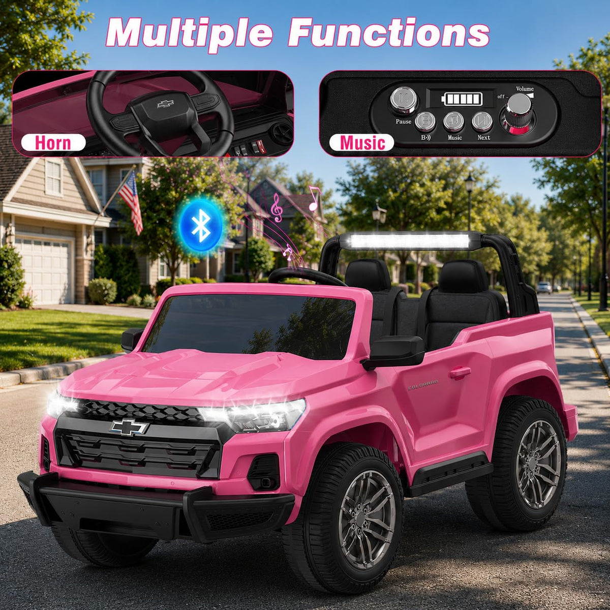 24V 2 Seater Electric Ride on Car R907